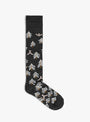 Wing Tree Knee Socks Charcoal Charcoal Mina Perhonen (top view) at Couverture & The Garbstore