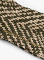 Loin Socks Khaki Khaki Mina Perhonen (logo detail) at Couverture & The Garbstore