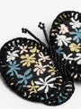 Star Garden Brooch Charcoal Charcoal Mina Perhonen (bead detail) at Couverture & The Garbstore