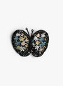 Star Garden Brooch Charcoal Charcoal Mina Perhonen (front) at Couverture & The Garbstore