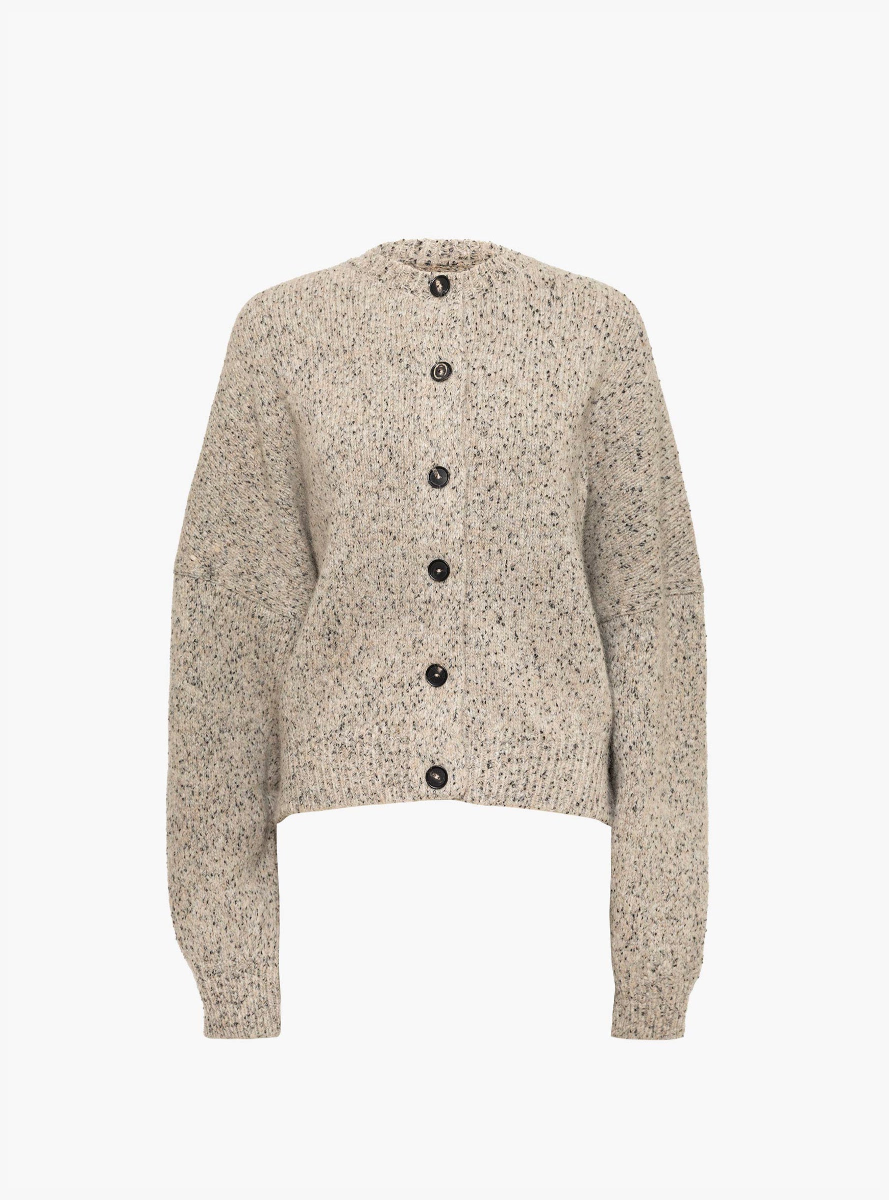 Speckled Cardigan Piedra Piedra CORDERA (ghost front) at Couverture & The Garbstore