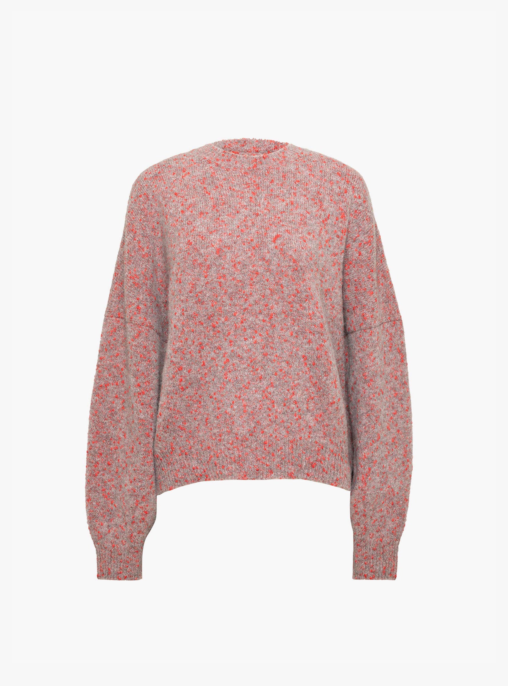 Speckled Crewneck Jumper Malva Malva CORDERA (ghost front) at Couverture & The Garbstore