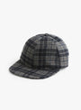 Needle Check Light BB Cap Grey & Navy SUBLIMEROE (Front) at Couverture & The Garbstore