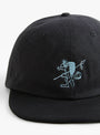 Washed Freebrim Cap Black SUBLIMEROE (Detail) at Couverture & The Garbstore