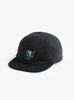 Washed Freebrim Cap Black SUBLIMEROE (Front) at Couverture & The Garbstore