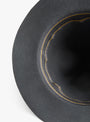 Travel Mountain Felt Hat Charcoal SUBLIMEROE (Detail) at Couverture & The Garbstore