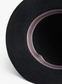 Travel Clash Felt Hat Black SUBLIMEROE (Detail) at Couverture & The Garbstore