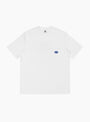 Bare Logos Pocket T-Shirt White PAWA SPEED SPORTS (front) at Couverture & The Garbstore