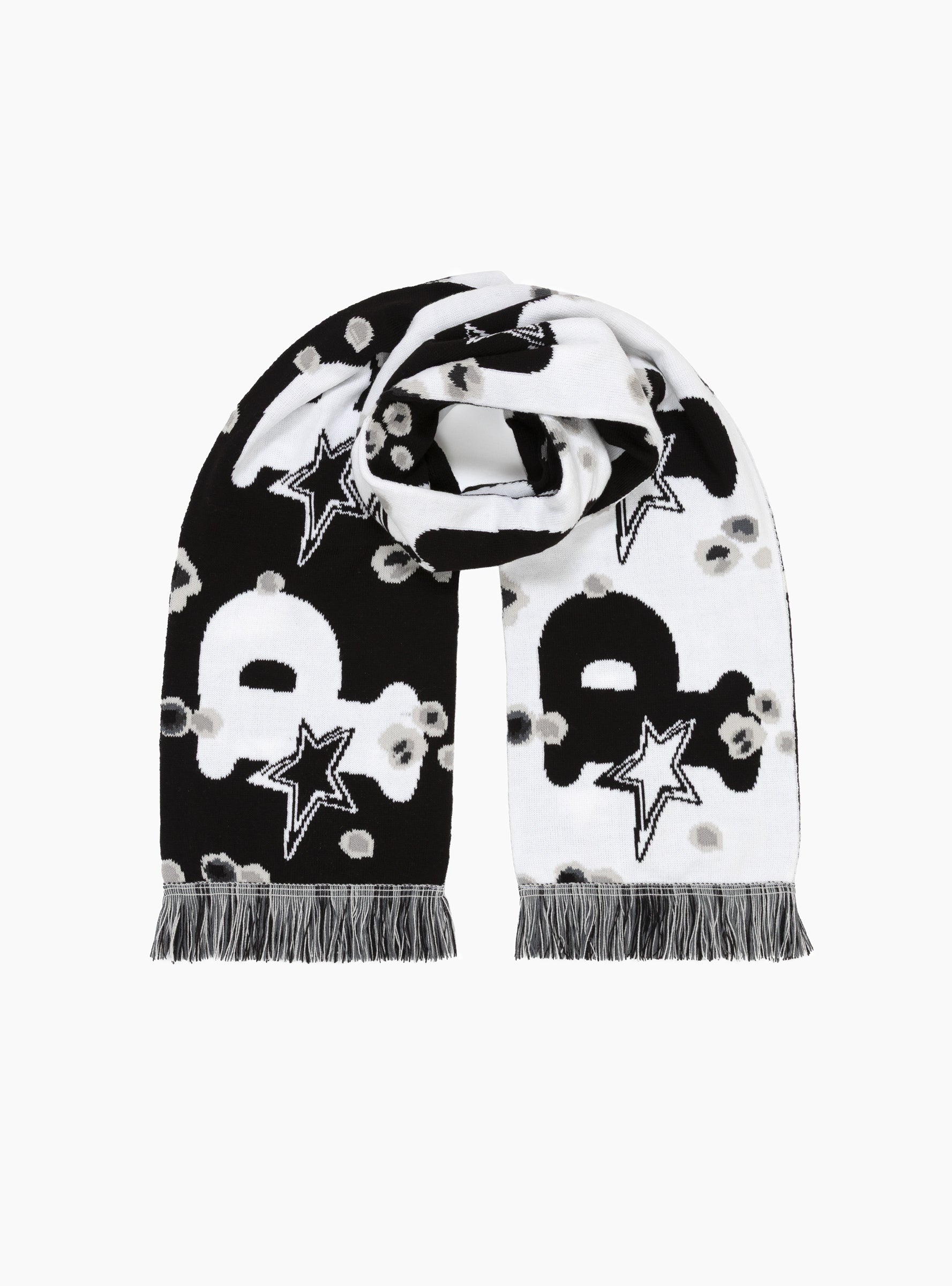Fragments Camo Scarf Night PAWA SPEED SPORTS (front) at Couverture & The Garbstore