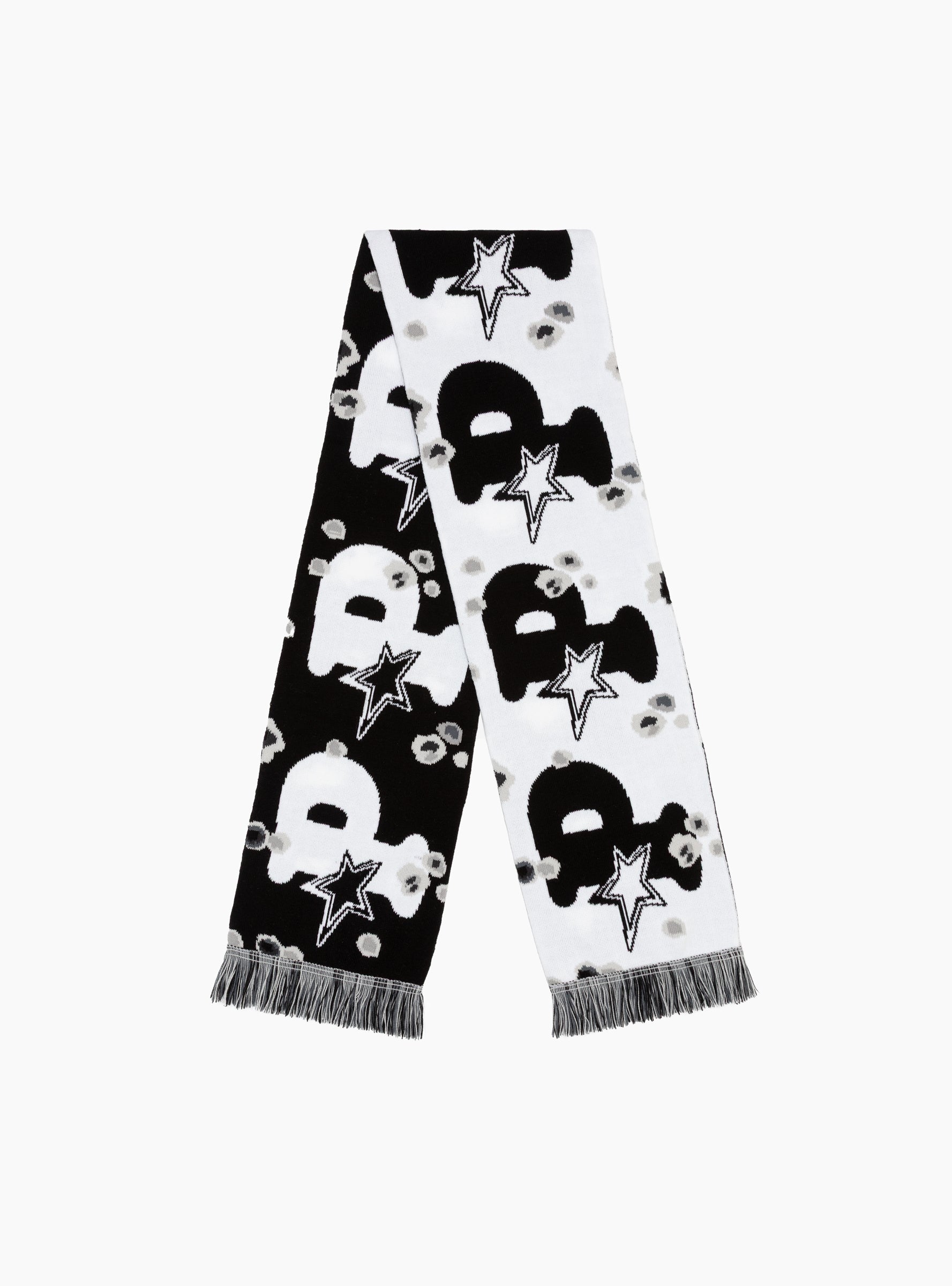 Fragments Camo Scarf Night PAWA SPEED SPORTS (front flat) at Couverture & The Garbstore