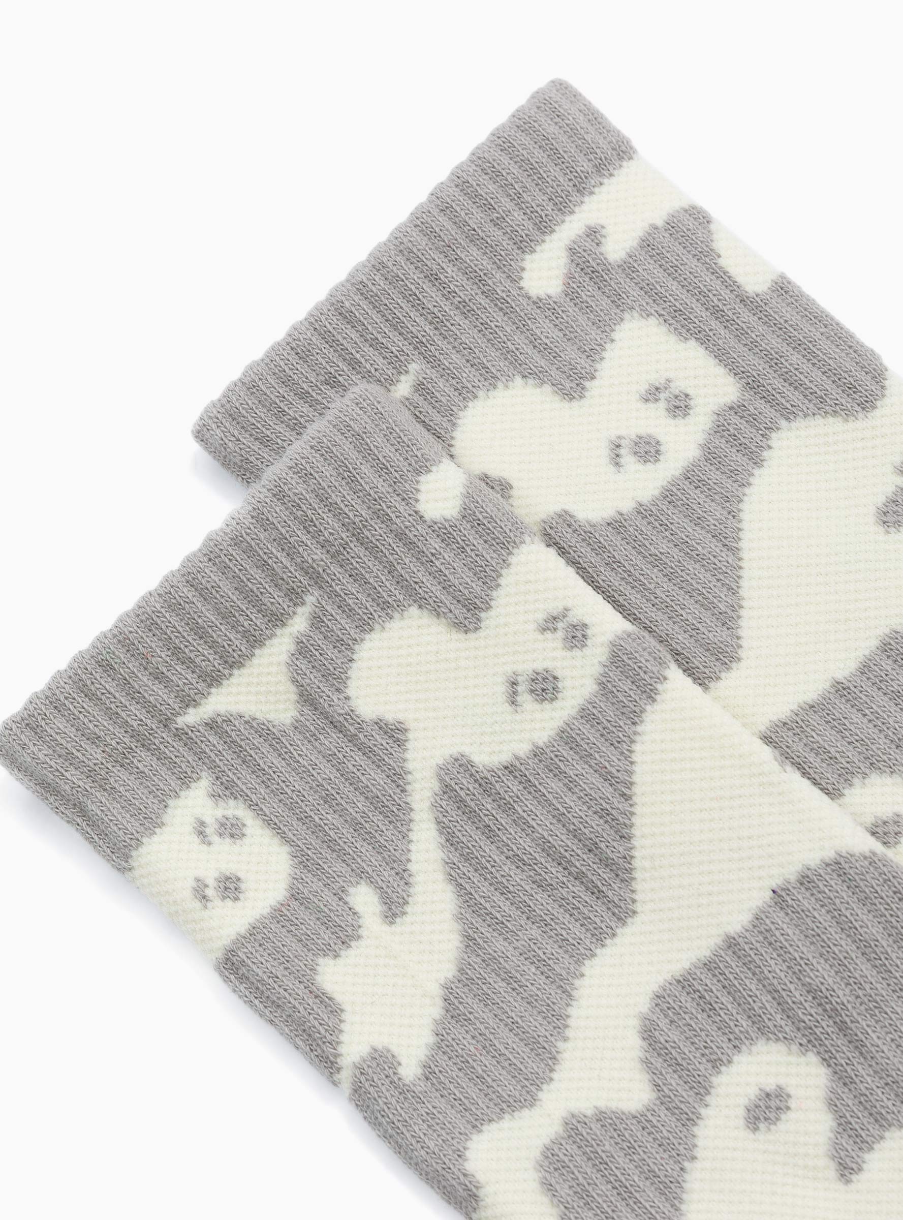 Ghost Camo Socks Grey PAWA SPEED SPORTS (detail) at Couverture & The Garbstore