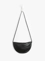 Soft-Crescent-Crossbody-Bag-Black-Black-Modern-Weaving-(back) at Couverture & The Garbstore