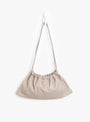 Petite-Gathered-Pouch-Dusty-Lavander-Dusty-Lavander-Modern-Weaving-(front) at Couverture & The Garbstore