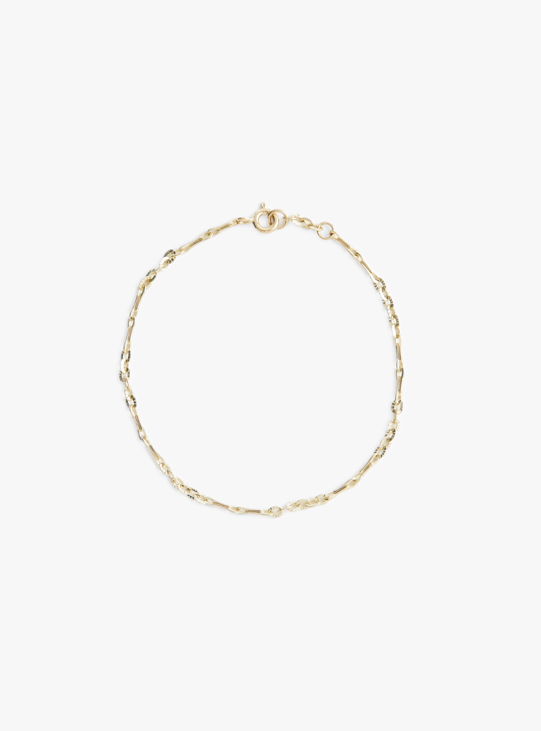 Julieta Bracelet Gold Gold Pascale Monvoisin (top view) at Couverture & The Garbstore