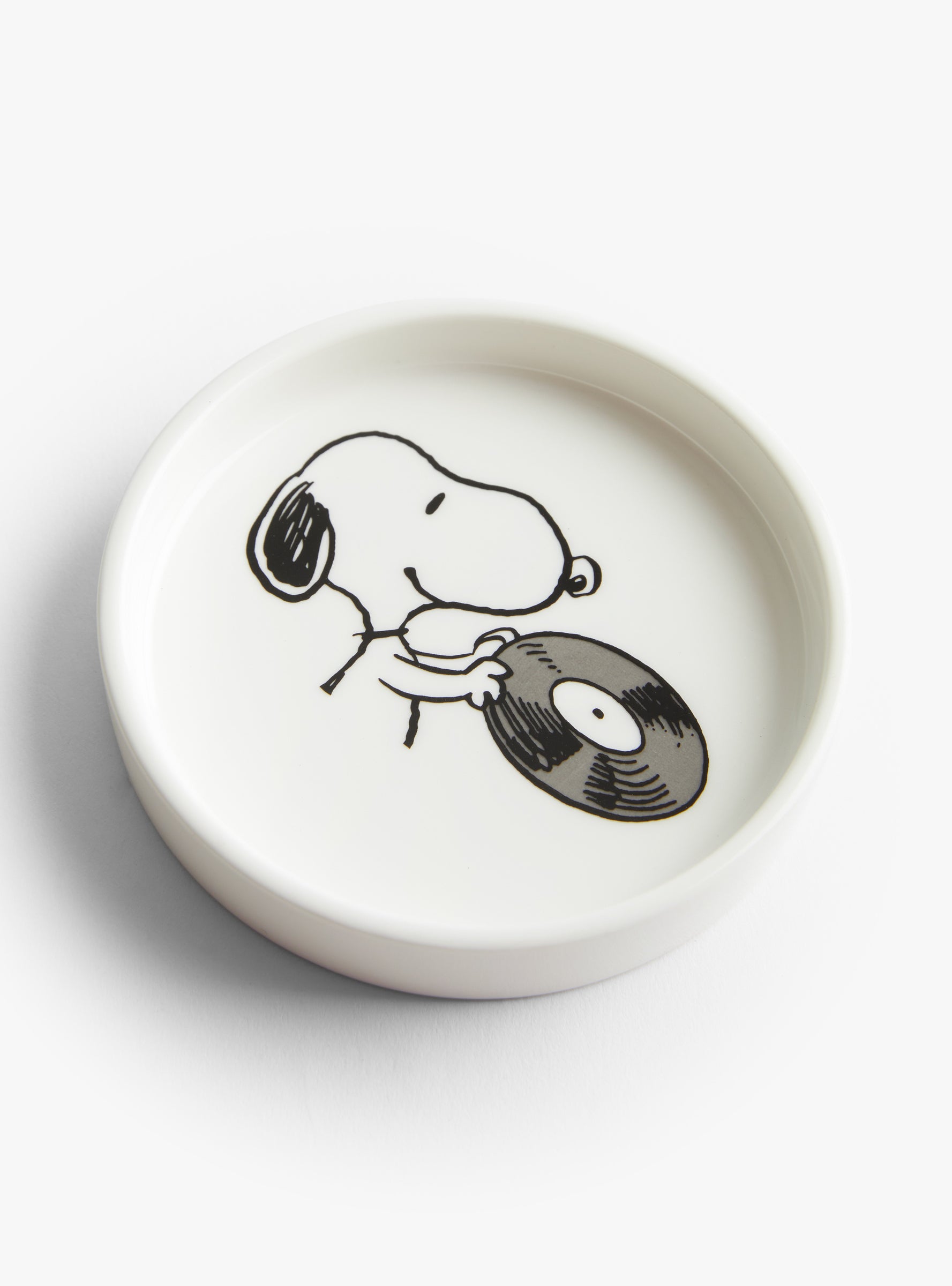 Peanuts Snoopy Round Trinket Dish Superstar MAGPIE (top view) at Couverture & The Garbstore