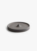 Stoneware Incense Holder Black CARRICK CERAMICS (front) at Couverture & The Garbstore