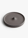 Stoneware Incense Holder Black CARRICK CERAMICS (top view) at Couverture & The Garbstore