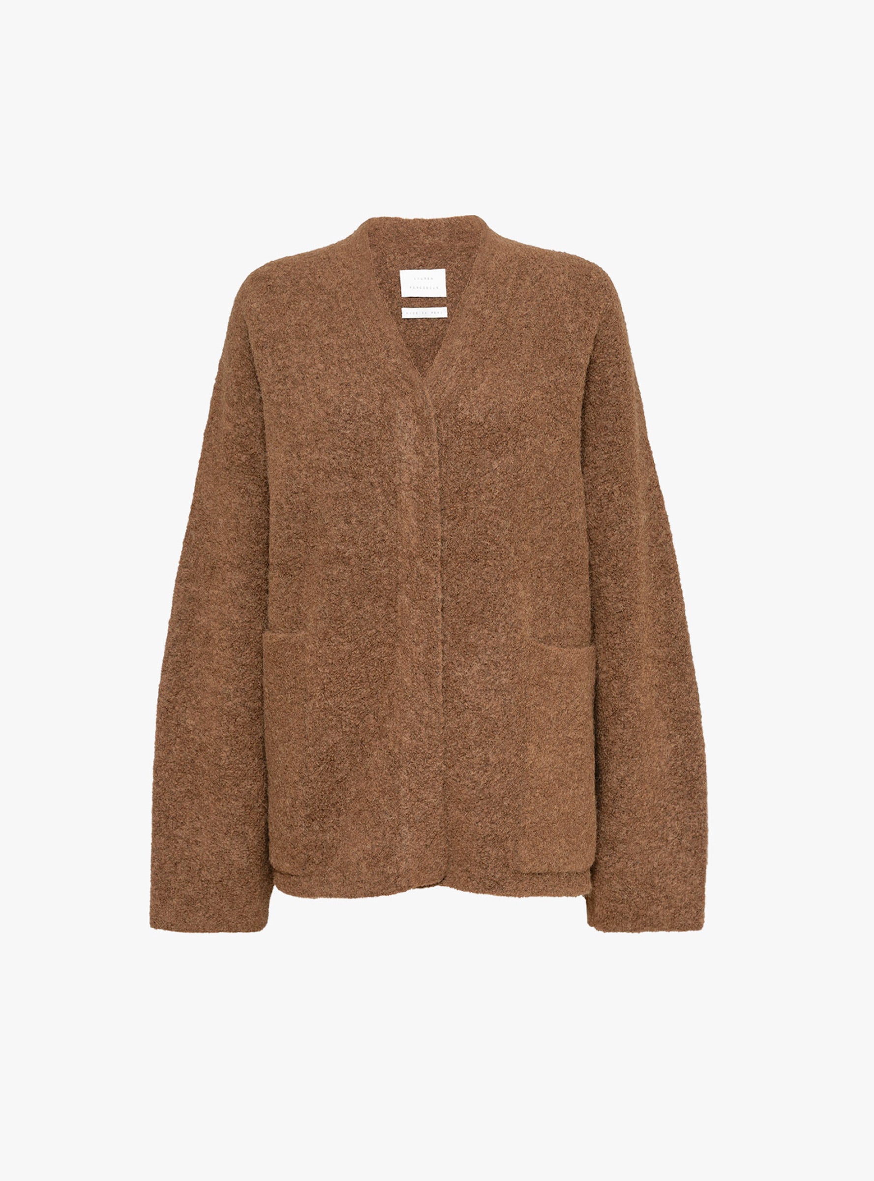 Double Face Cardigan Rust Rust Lauren Manoogian (ghost front) at Couverture & The Garbstore