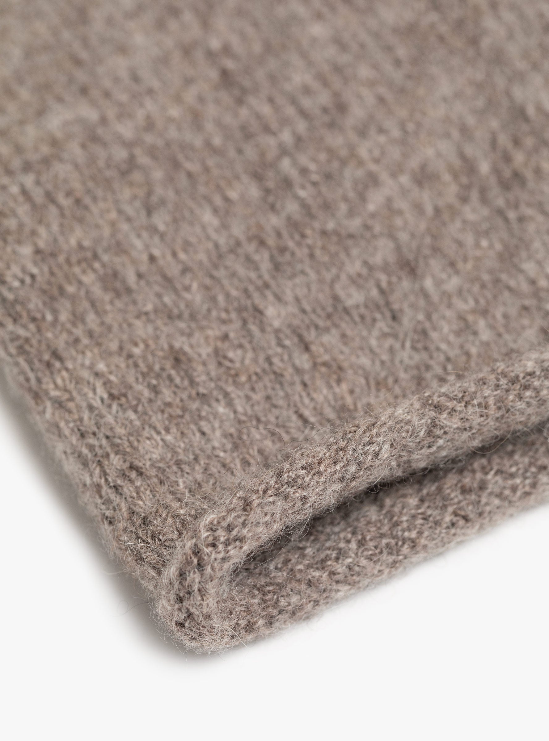 Soft Balaclava Grey Melange Grey Melange Lauren Manoogian (fabric detail) at Couverture & The Garbstore