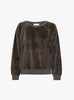 Samos Sweatshirt Walnut Walnut Suzie Kondi (ghost front) at Couverture & The Garbstore