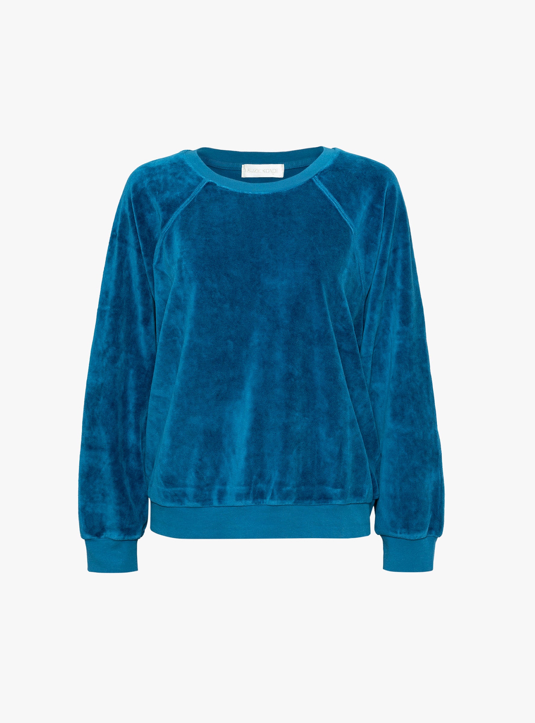 Samos Sweatshirt Peacock Peacock Suzie Kondi (ghost front) at Couverture & The Garbstore