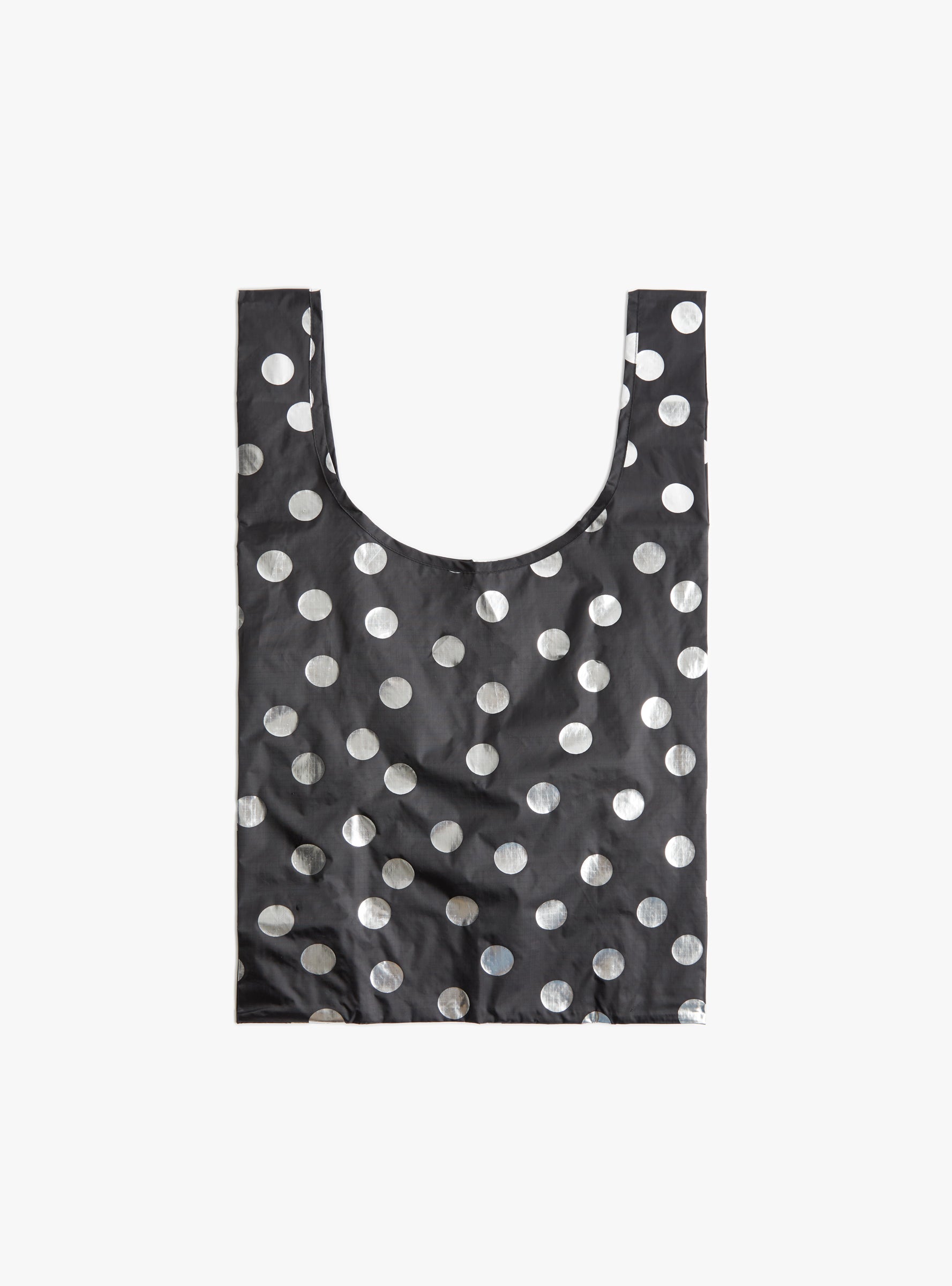 Baggu Silver Polka Dot ONE SIZE Baggu (out of bag) at Couverture & The Garbstore