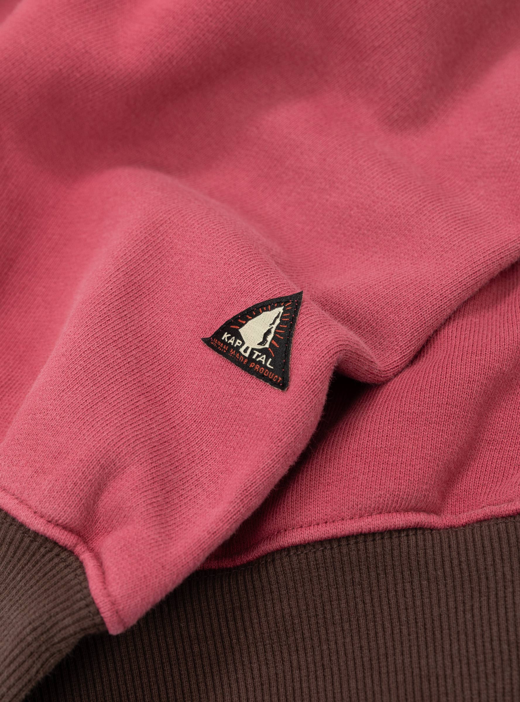 2 Tone Pecos Paisley Half Zip Two Tone KAPITAL (label fetail) at Couverture & The Garbstore