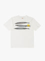 Peckish Saury Jersey Crew White KAPITAL (front) at Couverture & The Garbstore