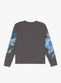 Jersey Crew Neck (Denim Face Print) Black KAPITAL (back) at Couverture & The Garbstore
