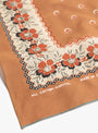 Fastcolour Bandana (Garland Calico) Brown KAPITAL (print detail) at Couverture & The Garbstore