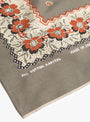 Fastcolour Bandana (Garland Calico) Khaki KAPITAL (print detail) at Couverture & The Garbstore