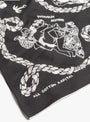 Fastcolour Bandana (Sneak Anchor) Black KAPITAL (print detail) at Couverture & The Garbstore
