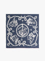 Fastcolour-Bandana-(Sneak-Anchor)-Navy-KAPITAL-(top-view) at Couverture & The Garbstore