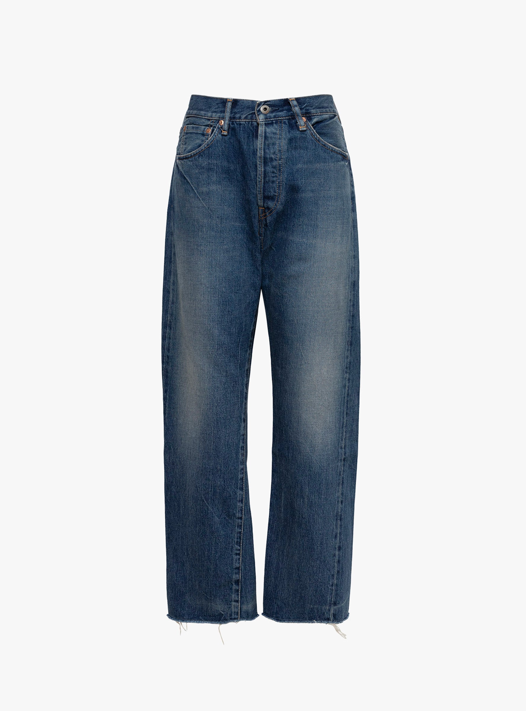 CS42-WP07 Selvedge Denim Used Ankle Cut Dark Vintage Dark Vintage CHIMALA (ghost front) at Couverture & The Garbstore
