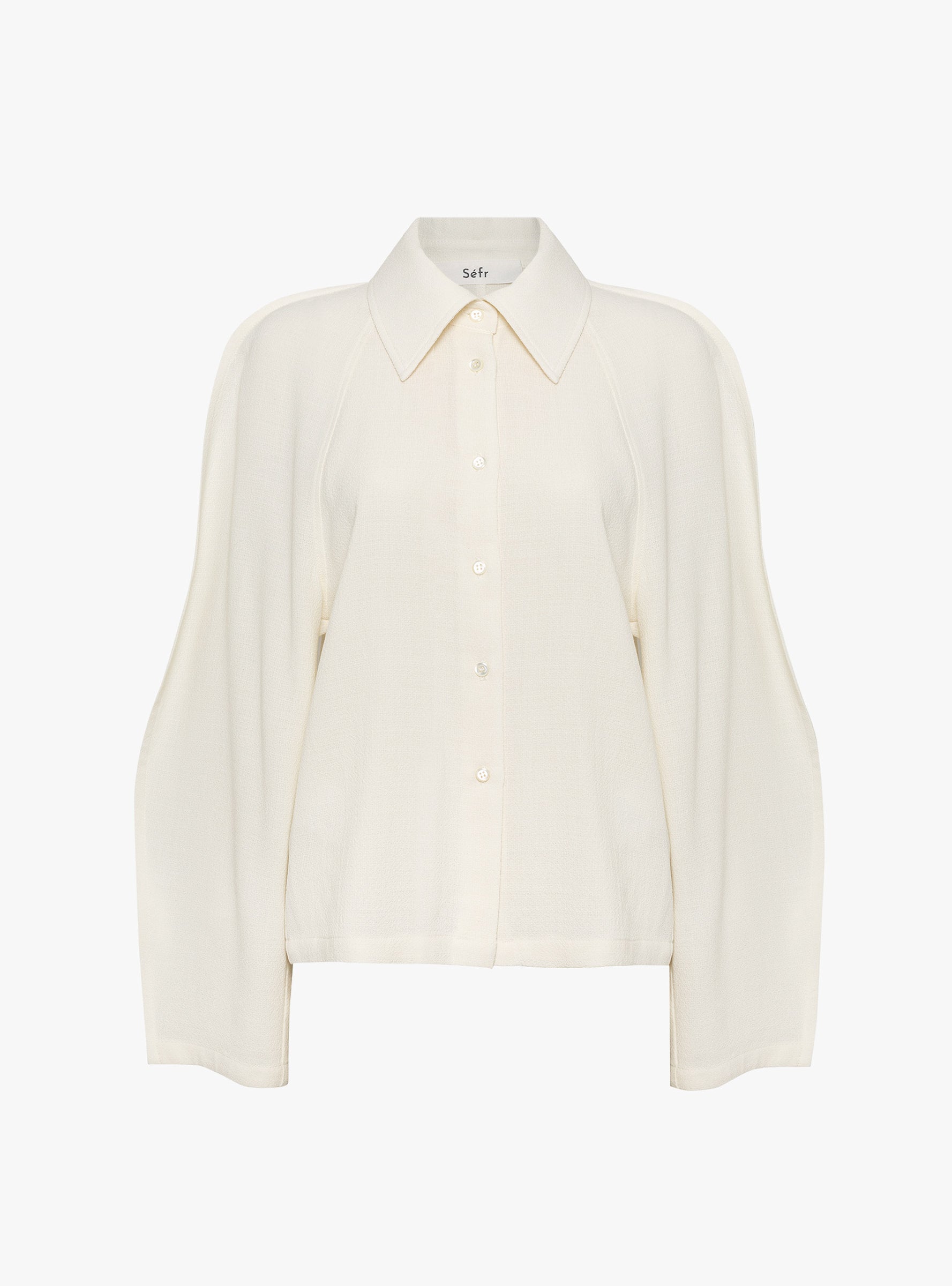 Relaxed Raglan Shirt Off White Off White Sefr (ghost front) at Couverture & The Garbstore