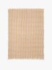 Double Sided Throw Cream ONE SIZE Pomax (top view) at Couverture & The Garbstore
