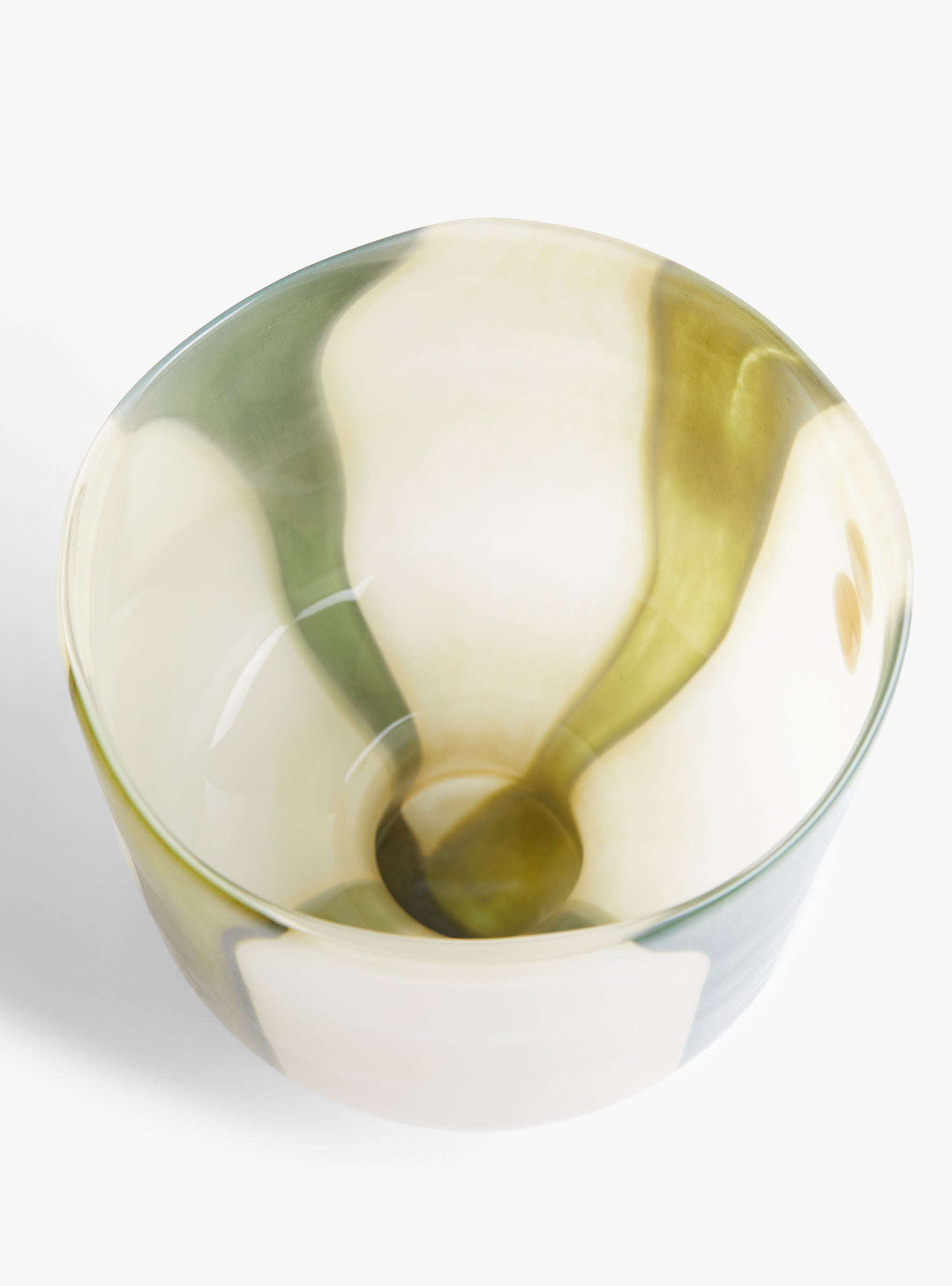 Camou Vase Hurricane ONE SIZE Pomax (top view) at Couverture & The Garbstore