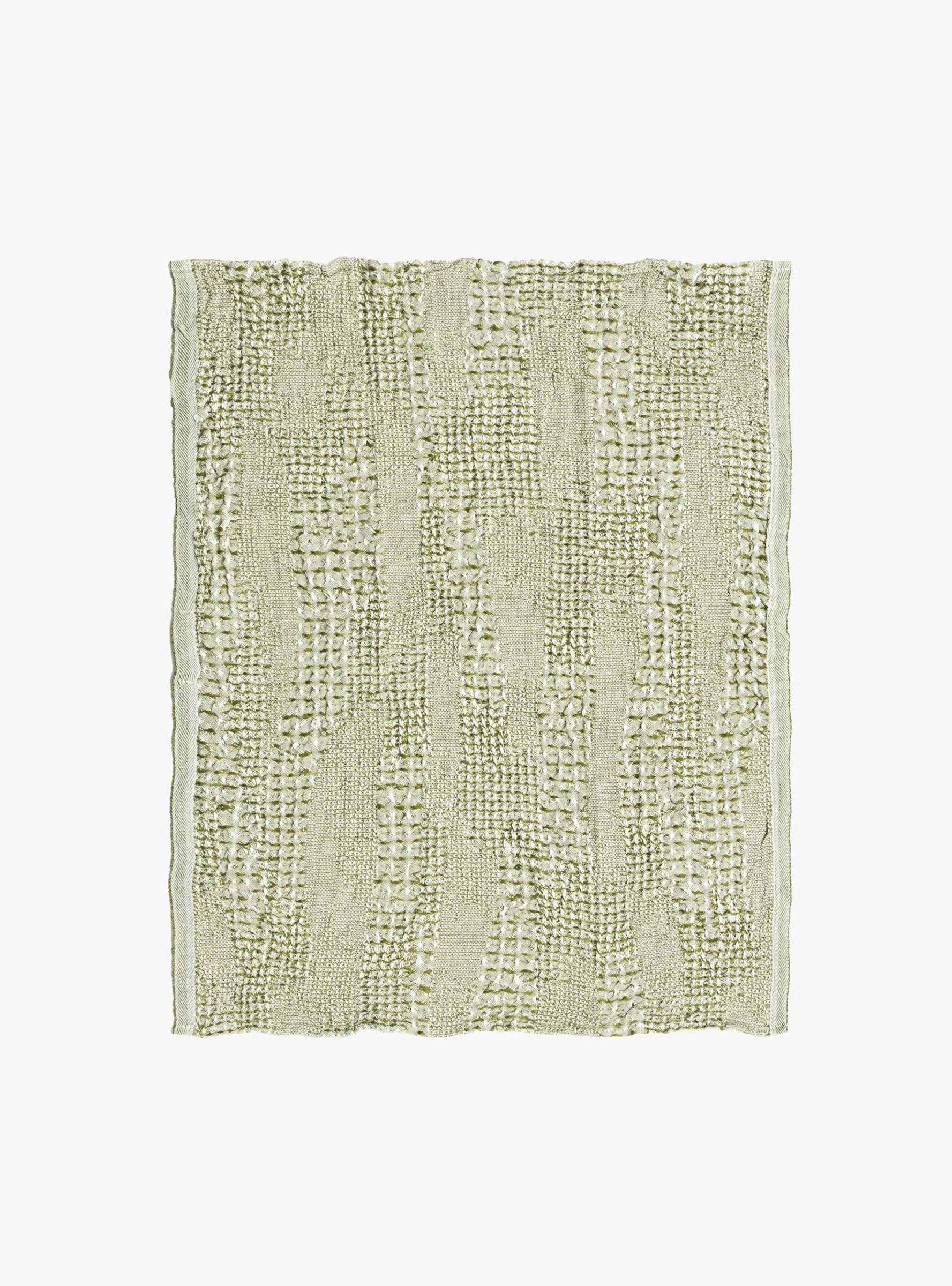 Kuohu Towel Green ONE SIZE Lapuan Kankurit (unfolded) at Couverture & The Garbstore