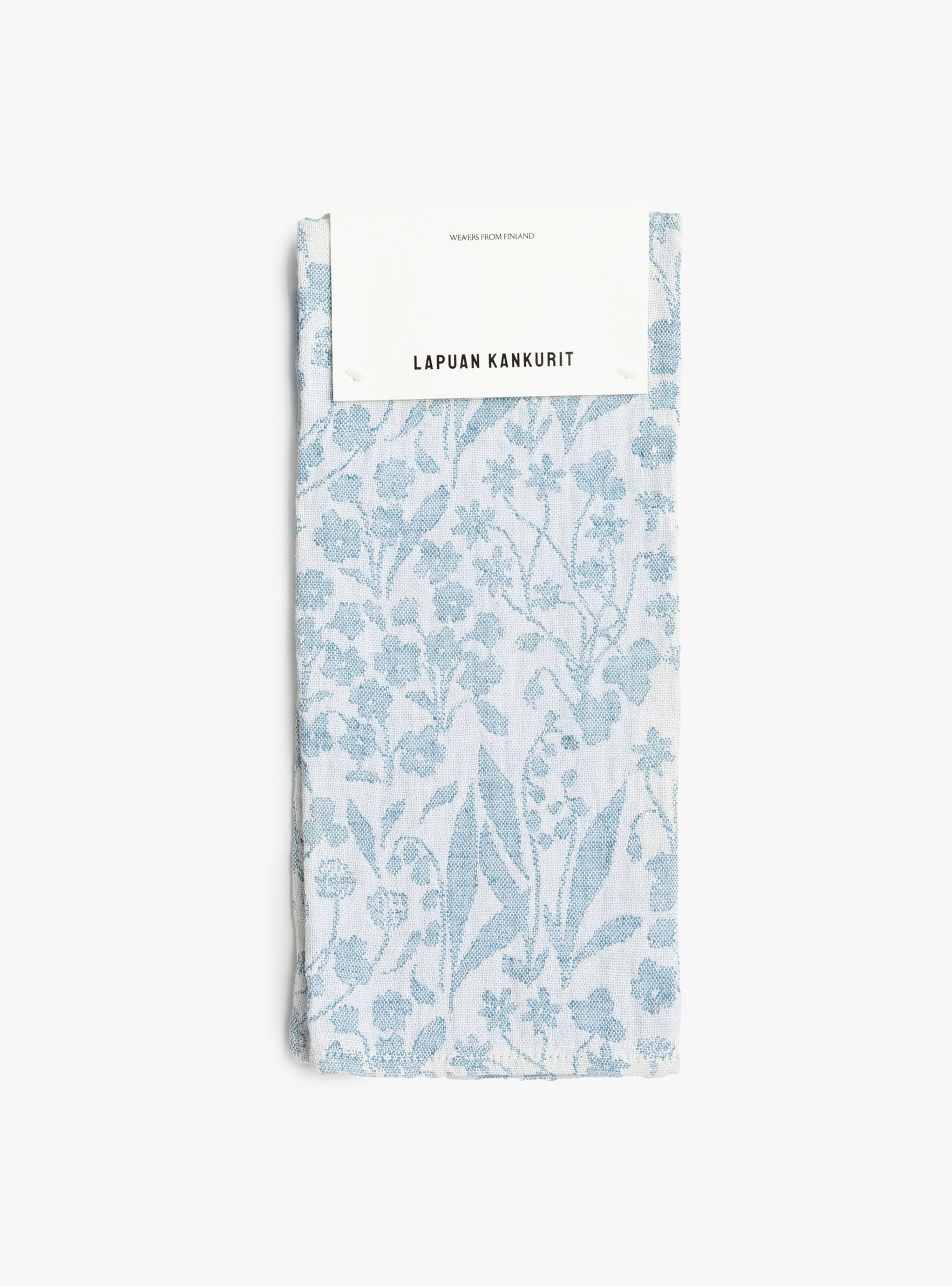 Niitty tea towel whiteBlue ONE SIZE Lapuan Kankurit (front view) at Couverture & The Garbstore
