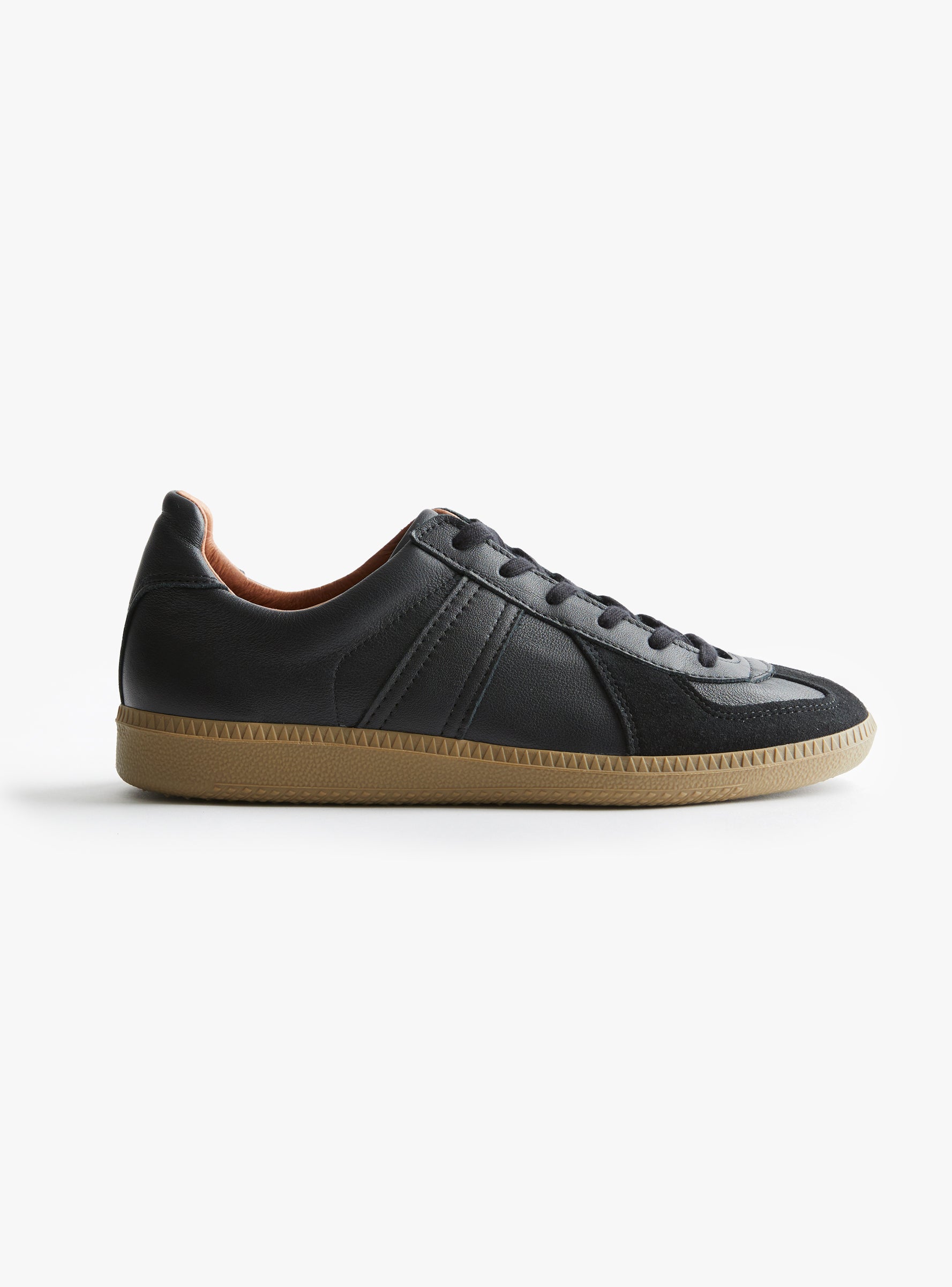 W German Military Trainers 1700L Black Black Reproduction of Found (side) at Couverture & The Garbstore