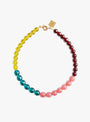 Mini-Grape-Glass-Bead-Necklace-Multi-Multi-AGLAGLA-(top-view) at Couverture & The Garbstore