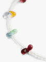 Mini-Multi-Drop-Glass-Bead-Necklace-Clear-Clear-AGLAGLA-(bead-detail) at Couverture & The Garbstore