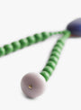Bolo-Tie-Necklace-Green-Green-AGLAGLA-(bead-detail) at Couverture & The Garbstore