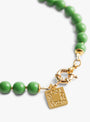 Bolo-Tie-Necklace-Green-Green-AGLAGLA-(clasp-detail) at Couverture & The Garbstore
