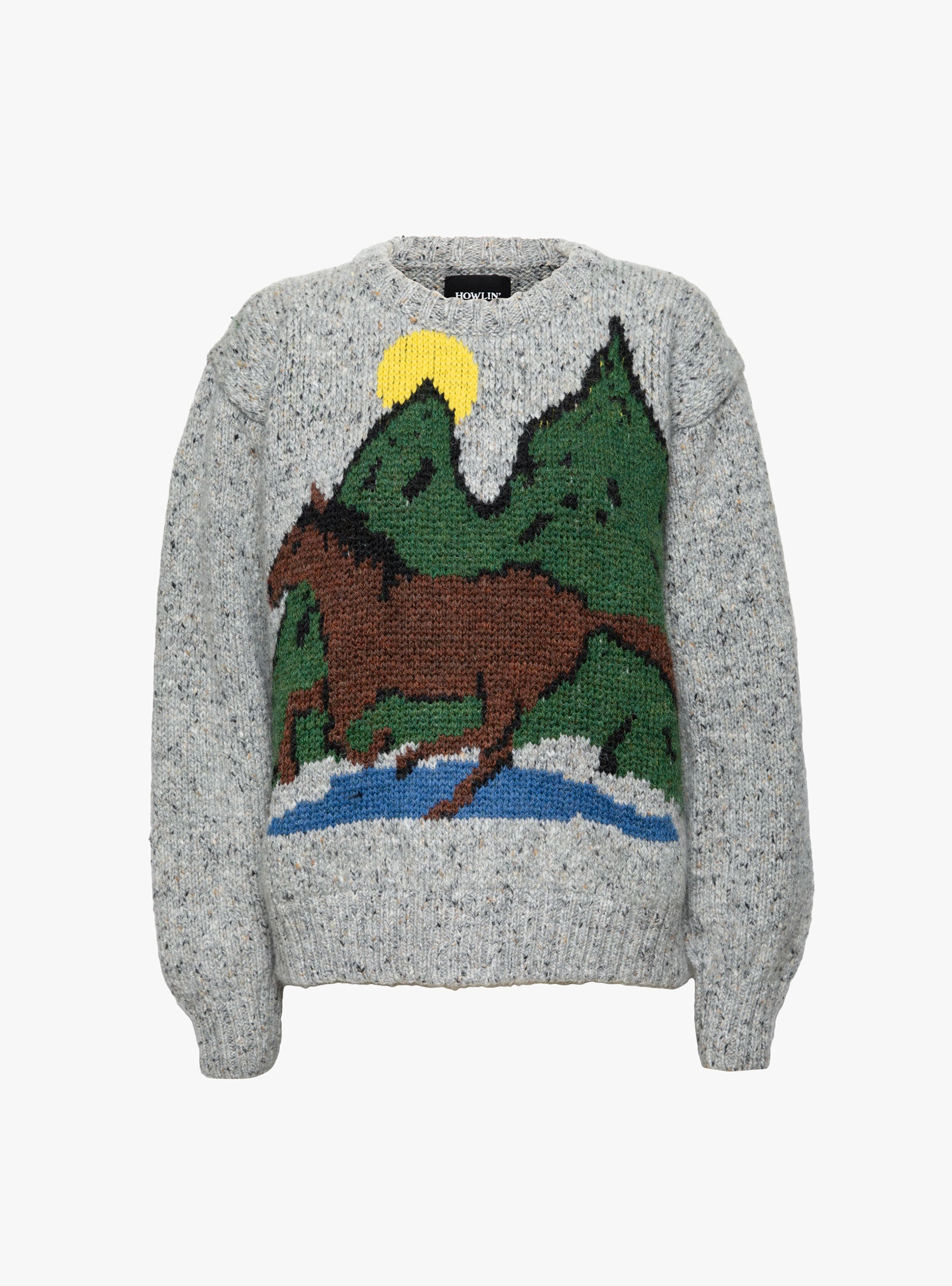 W Wild Horse Jumper Silver Silver HOWLIN (ghost) at Couverture & The Garbstore