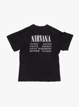 '90s Nirvana Vestibule T-shirt Black by Unified Goods | Couverture & The Garbstore