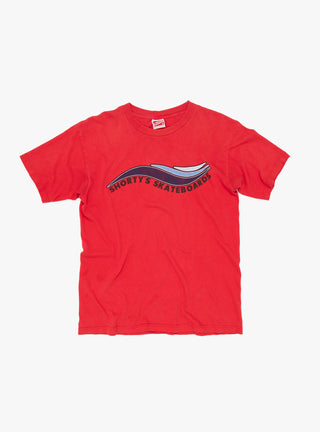 '90s Shorty's Skateboards T-shirt Red by Unified Goods | Couverture & The Garbstore