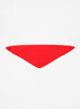 C25 Embroidered Triangle Scarf Cherry from Himalayan Cashmere at Couverutre & The Garbstore 
flat 