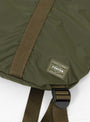 FLEX 2 Way Tote Bag Olive Drab by Porter Yoshida & Co at Couverture and The Garbstore close up