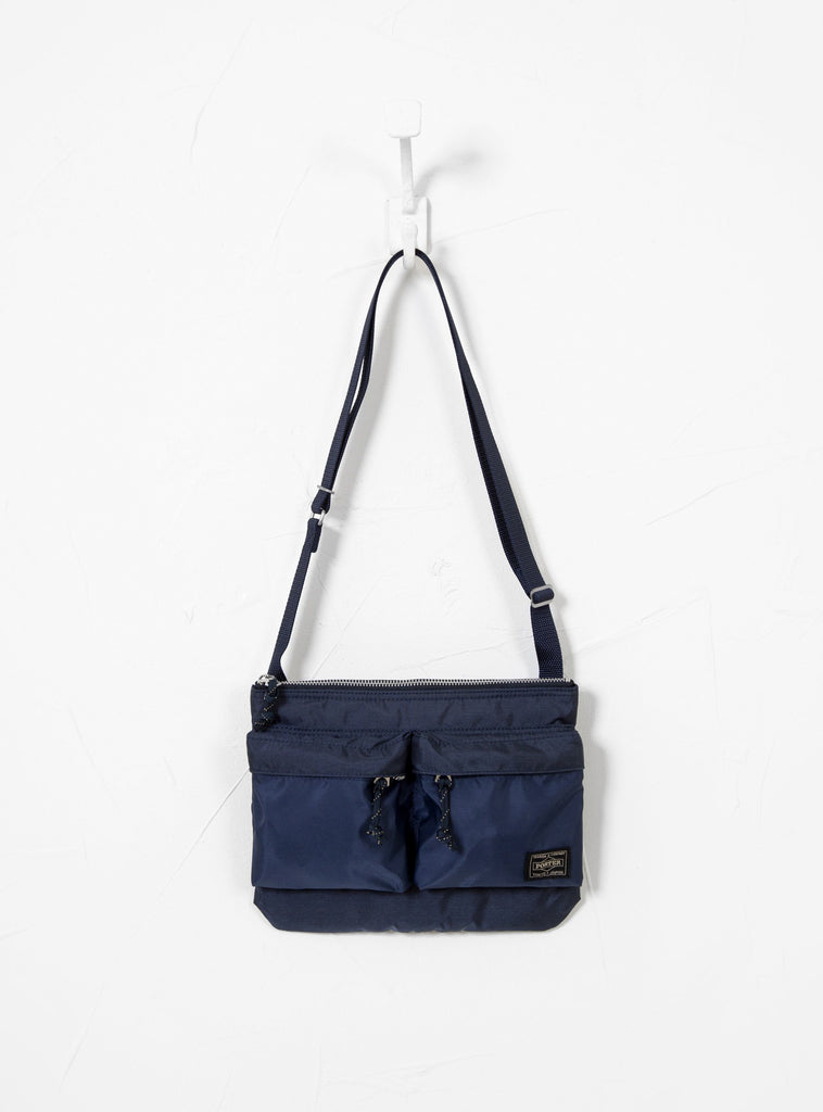 FORCE Shoulder Bag Navy Mens by Porter Yoshida & Co. at Couverture & The Garbstore Front